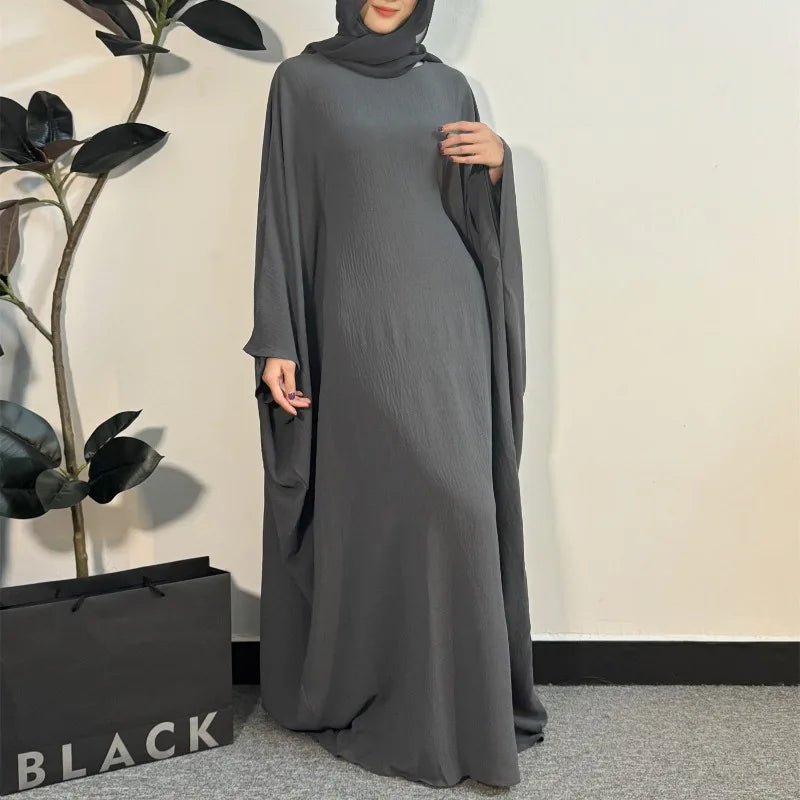 abaya-polyester-gris