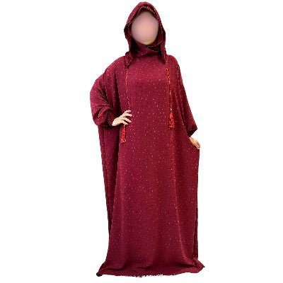 Abaya Pour Femme - ZenAbaya™ - Rouge Cerise - To Noor