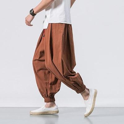 Pantalon Sarouel - LinSarouel™ - Marron - To Noor