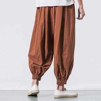 Pantalon Sarouel - LinSarouel™ - Marron - To Noor