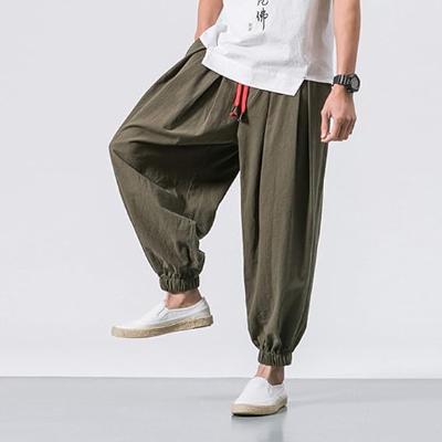 Pantalon Sarouel - LinSarouel™ - Vert Militaire - To Noor